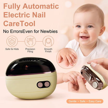 🥳2026 HOT SALE🥳💞50K+ SOLD! 🎁 50% OFF! 🔥2-in-1 Smart Electric Nail Trimmer & Polisher for All Ages 👨‍👩‍👧‍👦 💅