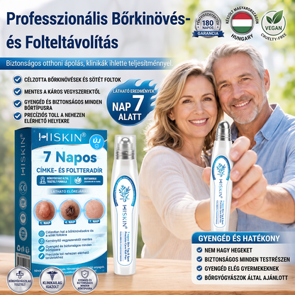 7 napos golyós aplikátor szemölcsök és foltok ellen – Fejlett, fájdalommentes és hegmentes bőrhibatartó megoldás