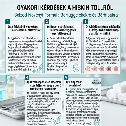 7 napos golyós aplikátor szemölcsök és foltok ellen – Fejlett, fájdalommentes és hegmentes bőrhibatartó megoldás
