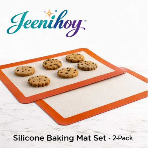 Jeenihoy™ Silicone Baking Mat Set - 2-Pack